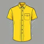 bright yellow shirt image